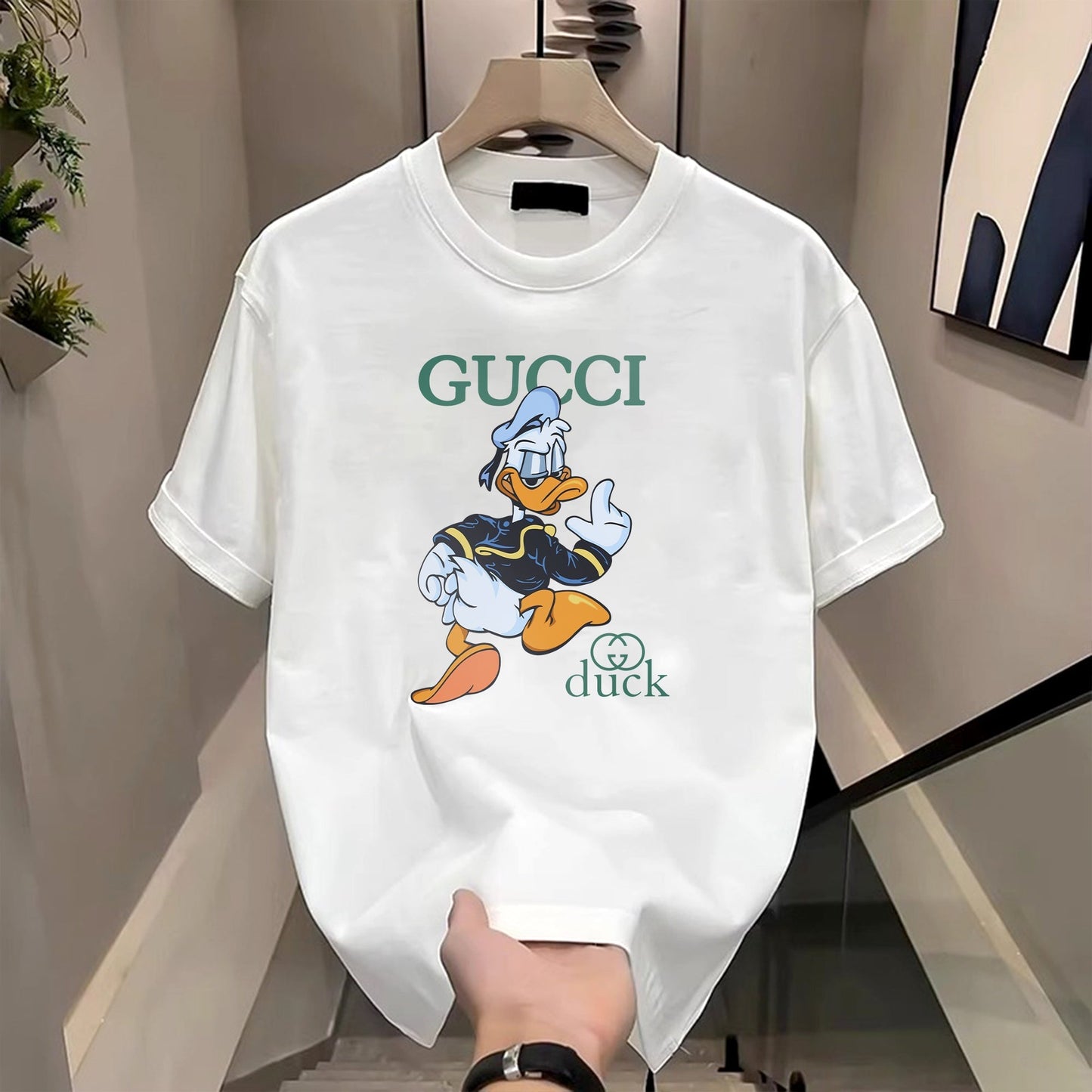 Men's Brand Premium Selling T-Shirt (BD-GOLD BOSS+GUCCI DUCK)