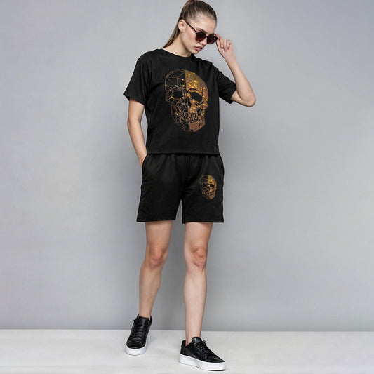 Women Luxury Co-Ord Set(SKULL)