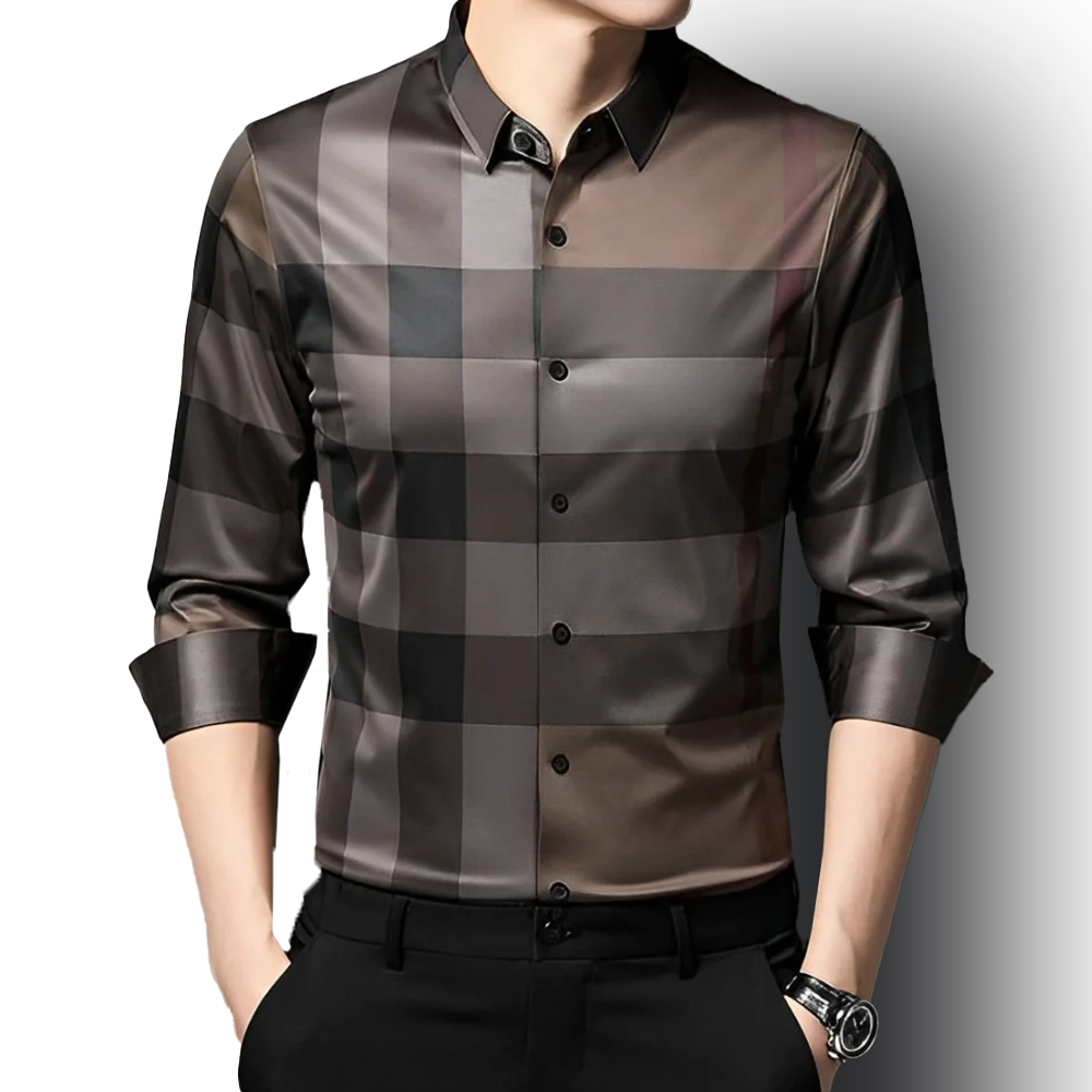 Earth Tone Classic Cotton Check Shirt (BB CHECK)