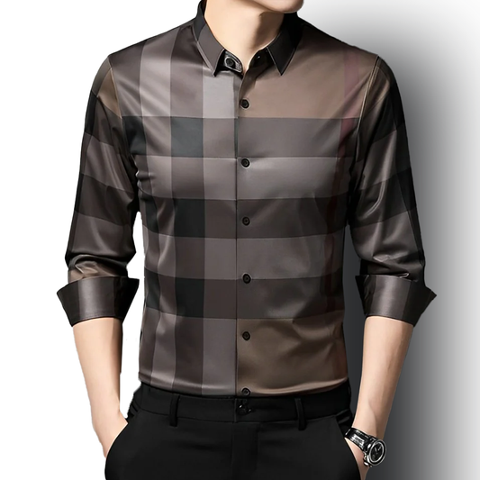 Earth Tone Classic Cotton Check Shirt (BB CHECK)