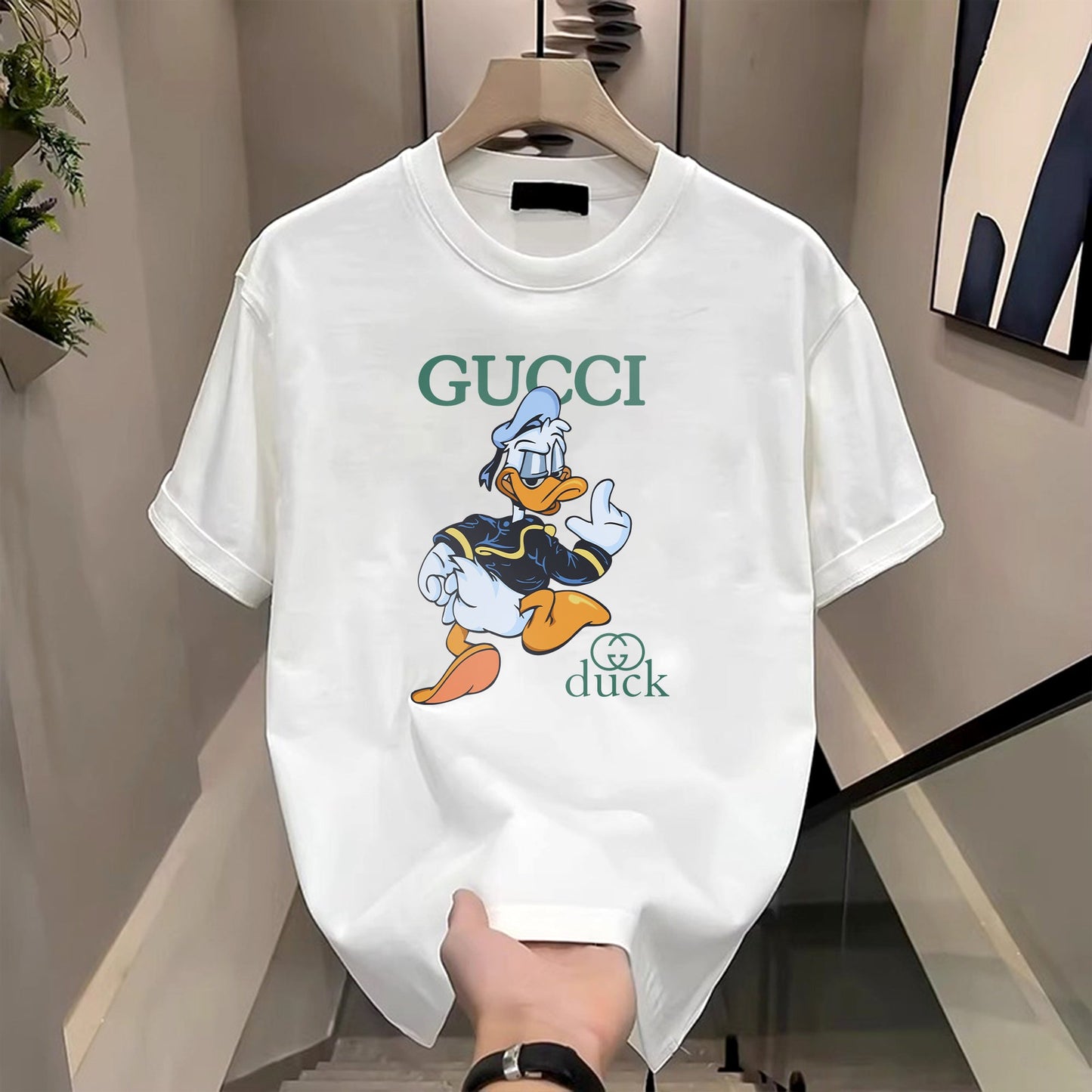 Men's Brand Premium Selling T-Shirt (BD-GUCCI+GUCCI DUCK)