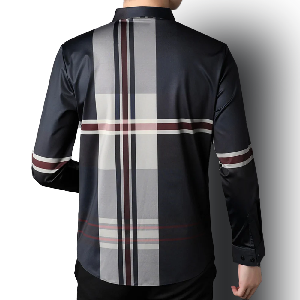 Midnight Blaze Cotton Full Sleeve Check Shirt (BRC)
