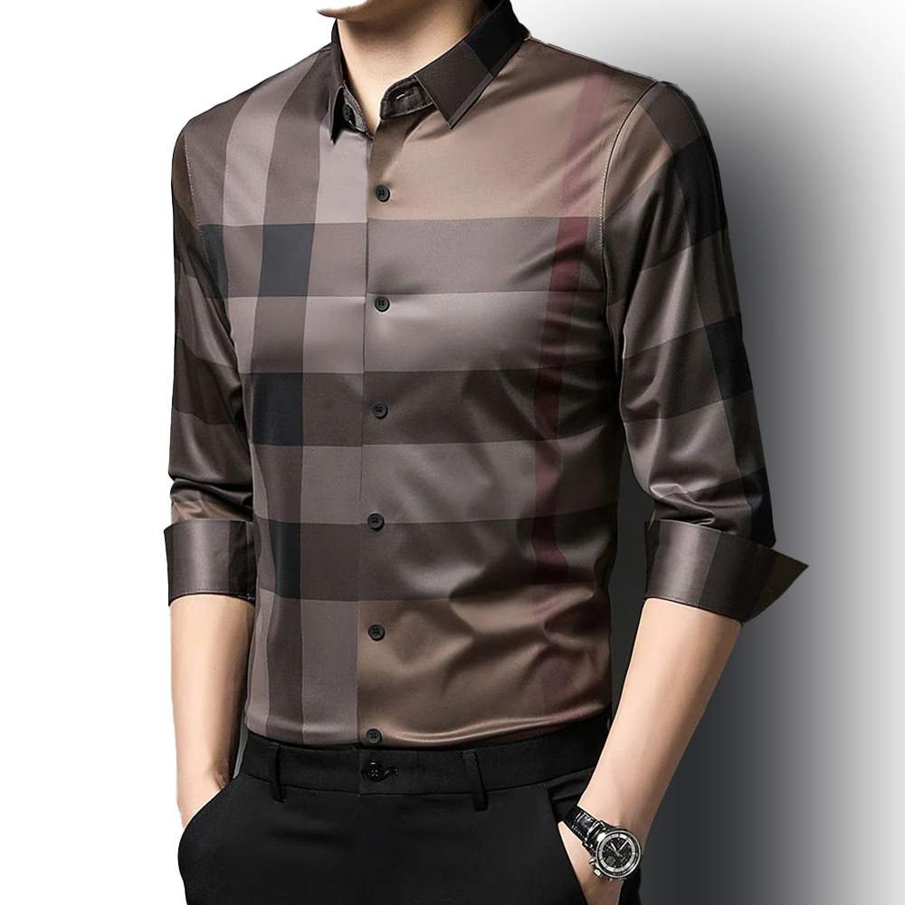 Earth Tone Classic Cotton Check Shirt (BB CHECK)