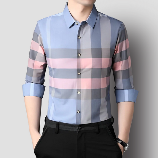 Pastel Men's Premium Cotton Check Shirt (SBP)