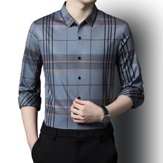 Oceanic Style Cotton Full Sleeve Check Shirt (GL)
