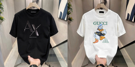 Men's Brand Premium Selling T-Shirt (BD-AX CUT+GUCCI DUCK)