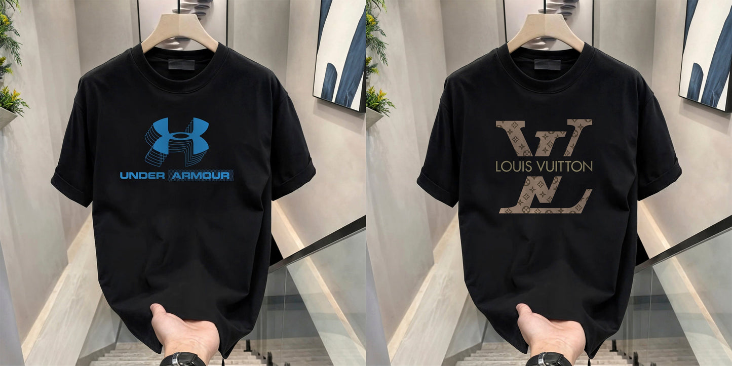 Men's Brand Premium Selling T-Shirt (BD+BLUE ARMOUR-LV)