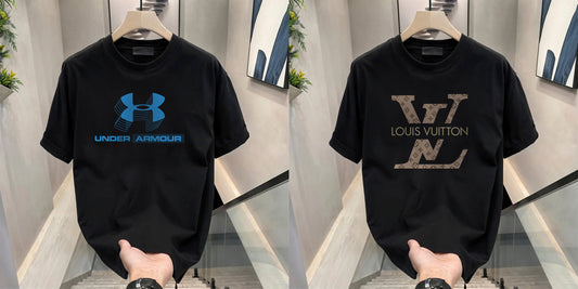 Men's Brand Premium Selling T-Shirt (BD+BLUE ARMOUR-LV)