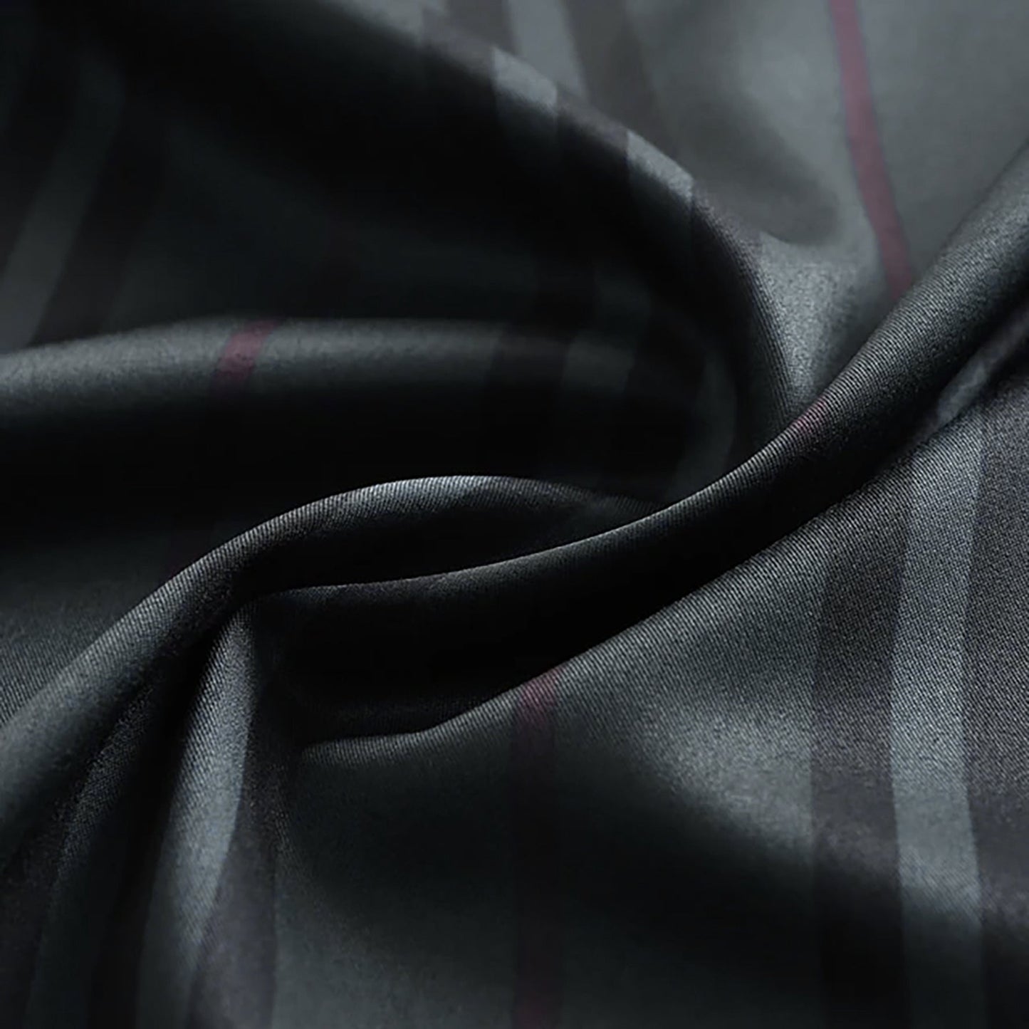 Forest Edge Stripe Cotton Shirt (BROWN L)