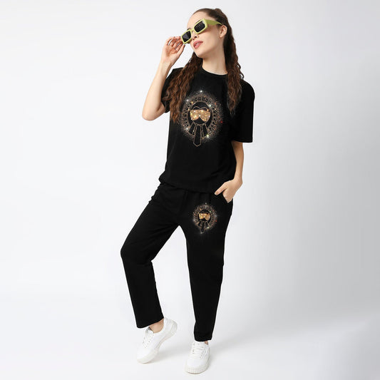 Women Luxury Co-Ord Set(GLASSES)